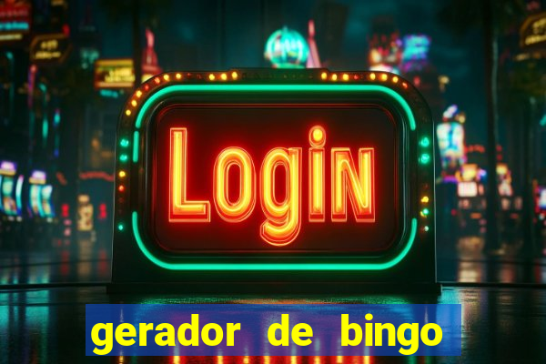 gerador de bingo cha de bebe